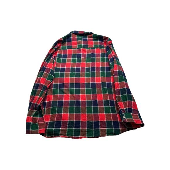 Club Room Men’s Red & Blue XXL Button Flannel Shirt Hiking Outdoor Work (263) - Picture 2 of 9